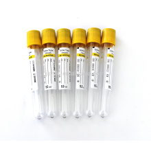 Disposable medical use 9.5ml PET  urine draw test tube with rubber cap Quality Assured